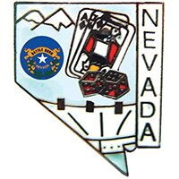 Eagle Emblems P09229 Pin-Nevada Cards &Amp; Dice (MAP), (1")