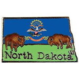 Eagle Emblems P09235 Pin-North Dakota (Map) (1