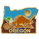 Eagle Emblems P09238 Pin-Oregon (Map) (1