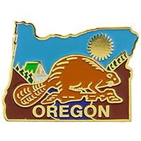Eagle Emblems P09238 Pin-Oregon (MAP), (15/16")
