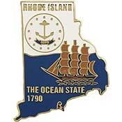 Eagle Emblems P09240 Pin-Rhode Island (MAP), (1")