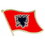 Eagle Emblems P09502 Pin-Albania (Flag) (1")