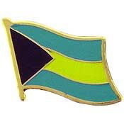 Eagle Emblems P09508 Pin-Bahamas (FLAG), (1-1/16")