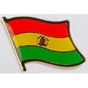 Eagle Emblems P09512 Pin-Bolivia (FLAG), (1-1/16")