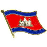 Eagle Emblems P09522 Pin-Cambodia (FLAG), (1-1/16")