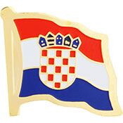 Eagle Emblems P09523 Pin-Croatia (FLAG), (1-1/16")