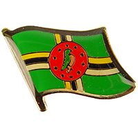 Eagle Emblems P09525 Pin-Dominica (FLAG), (1-1/16")