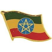 Eagle Emblems P09531 Pin-Ethiopia (FLAG), (1-1/16")