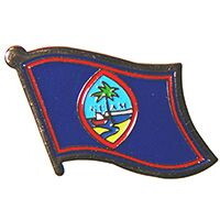 Eagle Emblems P09537 Pin-Guam (FLAG), (1-1/16")
