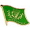Eagle Emblems P09552 Pin-Irish (Flag) (1")