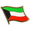 Eagle Emblems P09564 Pin-Kuwait (Flag) (1")