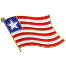 Eagle Emblems P09566 Pin-Liberia (Flag) (1")
