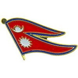 Eagle Emblems P09575 Pin-Nepal (Flag) (1
