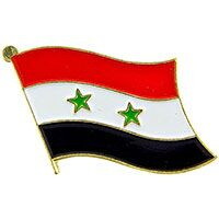 Eagle Emblems P09605 Pin-Syria (FLAG), (1-1/16")