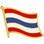 Eagle Emblems P09606 Pin-Thailand (Flag) (1")