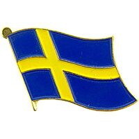 Eagle Emblems P09607 Pin-Sweden (FLAG), (1-1/16")