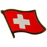 Eagle Emblems P09608 Pin-Switzerland (Flag) (1