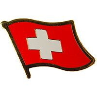 Eagle Emblems P09608 Pin-Switzerland (FLAG), (1-1/16")