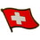 Eagle Emblems P09608 Pin-Switzerland (Flag) (1")