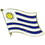 Eagle Emblems P09614 Pin-Uruguay (Flag) (1")