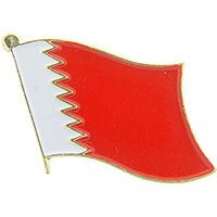Eagle Emblems P09627 Pin-Bahrain (FLAG), (1-1/16")