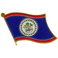 Eagle Emblems P09629 Pin-Belize (FLAG), (1-1/16")