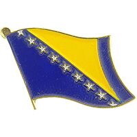 Eagle Emblems P09630 Pin-Bosnia (FLAG), (1-1/16")