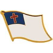 Eagle Emblems P09633 Pin-Christian (FLAG), (1")
