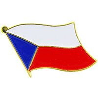 Eagle Emblems P09634 Pin-Czech Republic (FLAG), (1-1/16")