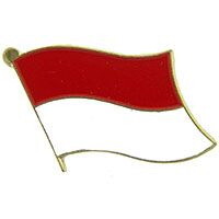 Eagle Emblems P09640 Pin-Indonesia (FLAG), (1-1/16")