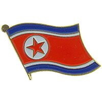 Eagle Emblems P09642 Pin-Korea-North (FLAG), (1-1/16")