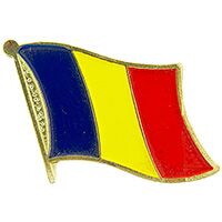 Eagle Emblems P09649 Pin-Romania (FLAG), (1-1/16")