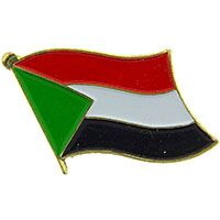 Eagle Emblems P09656 Pin-Sudan (FLAG), (1-1/16")