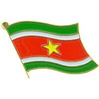 Eagle Emblems P09658 Pin-Suriname (FLAG), (1-1/16")