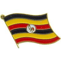 Eagle Emblems P09660 Pin-Uganda (FLAG), (1-1/16")