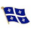 Eagle Emblems P09670 Pin-Quebec (Flag) (1")
