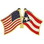 Eagle Emblems P09791 Pin-Usa/Puerto Rico (Cross Flags) (1-1/8")