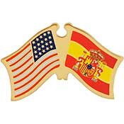 Eagle Emblems P09801 Pin-Usa/Spain (1-1/8")