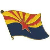 Eagle Emblems P09903 Pin-Arizona (Flag) (1
