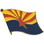 Eagle Emblems P09903 Pin-Arizona (FLAG), (1-1/16")