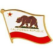 Eagle Emblems P09905 Pin-California (FLAG), (1-1/16")