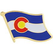 Eagle Emblems P09906 Pin-Colorado (FLAG), (1-1/16")
