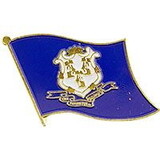 Eagle Emblems P09907 Pin-Connecticut (Flag) (1