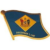 Eagle Emblems P09908 Pin-Delaware (Flag) (1