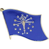 Eagle Emblems P09915 Pin-Indiana (FLAG), (1-1/16