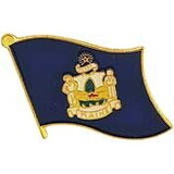 Eagle Emblems P09920 Pin-Maine (FLAG), (1-1/16