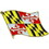 Eagle Emblems P09921 Pin-Maryland (Flag) (1")