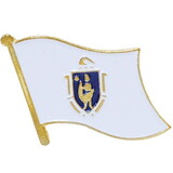 Eagle Emblems P09922 Pin-Massachusetts (Flag) (1