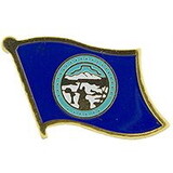 Eagle Emblems P09928 Pin-Nebraska (Flag) (1