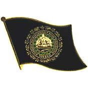 Eagle Emblems P09930 Pin-New Hampshire (FLAG), (1-1/16")